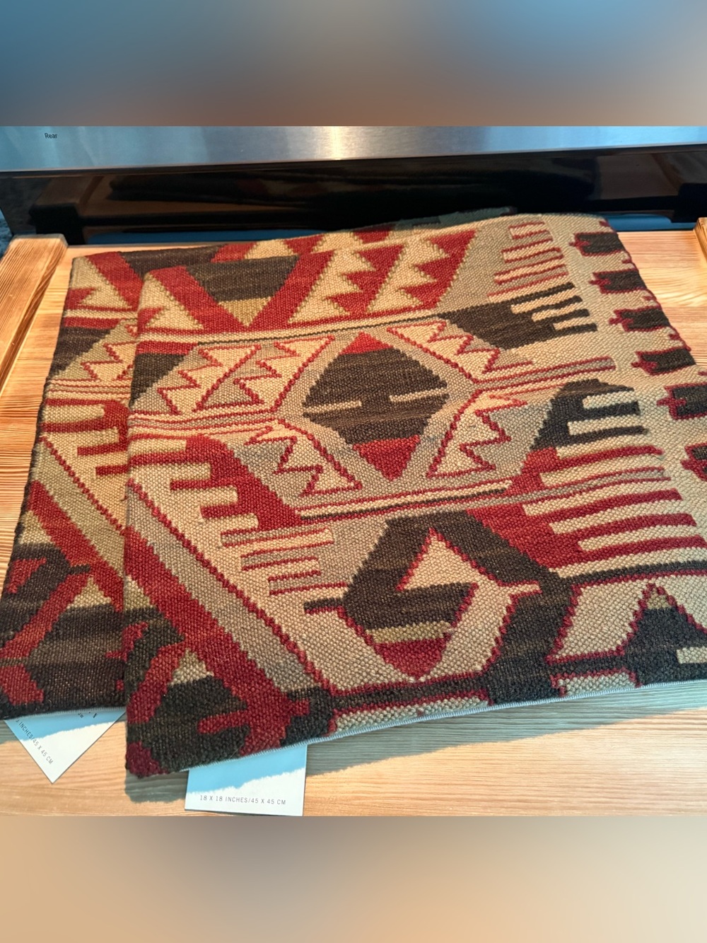 New Pottery Barn Vintage Tribal Kilim Pillow Cover, 18, 2007 - Picture 10 of 10